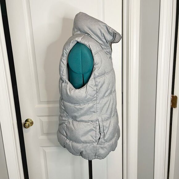 Old Navy Mock Neck Full Zip Quilted Puffer Fleece Lined Pocket Sleeveless Vest - Picture 4 of 11